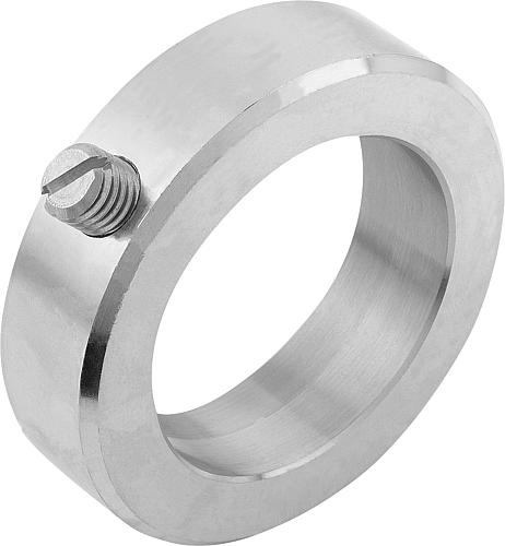 Stellring, Form:A Edelstahl, DIN705 10X20, B=10 - K0406.101002 - gibt’s bei HUG Technik ✓