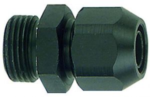 Einschraubverschraubung für PVC-Gewebeschlauch 10x4, G 1/8, Aluminium - erhältlich bei ♡ HUG Technik ✓