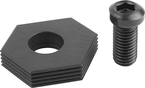 Klemme Sechskant M12, Form: B Einsatzstahl, variabel - K0023.14 - erhältlich bei ♡ HUG Technik ✓