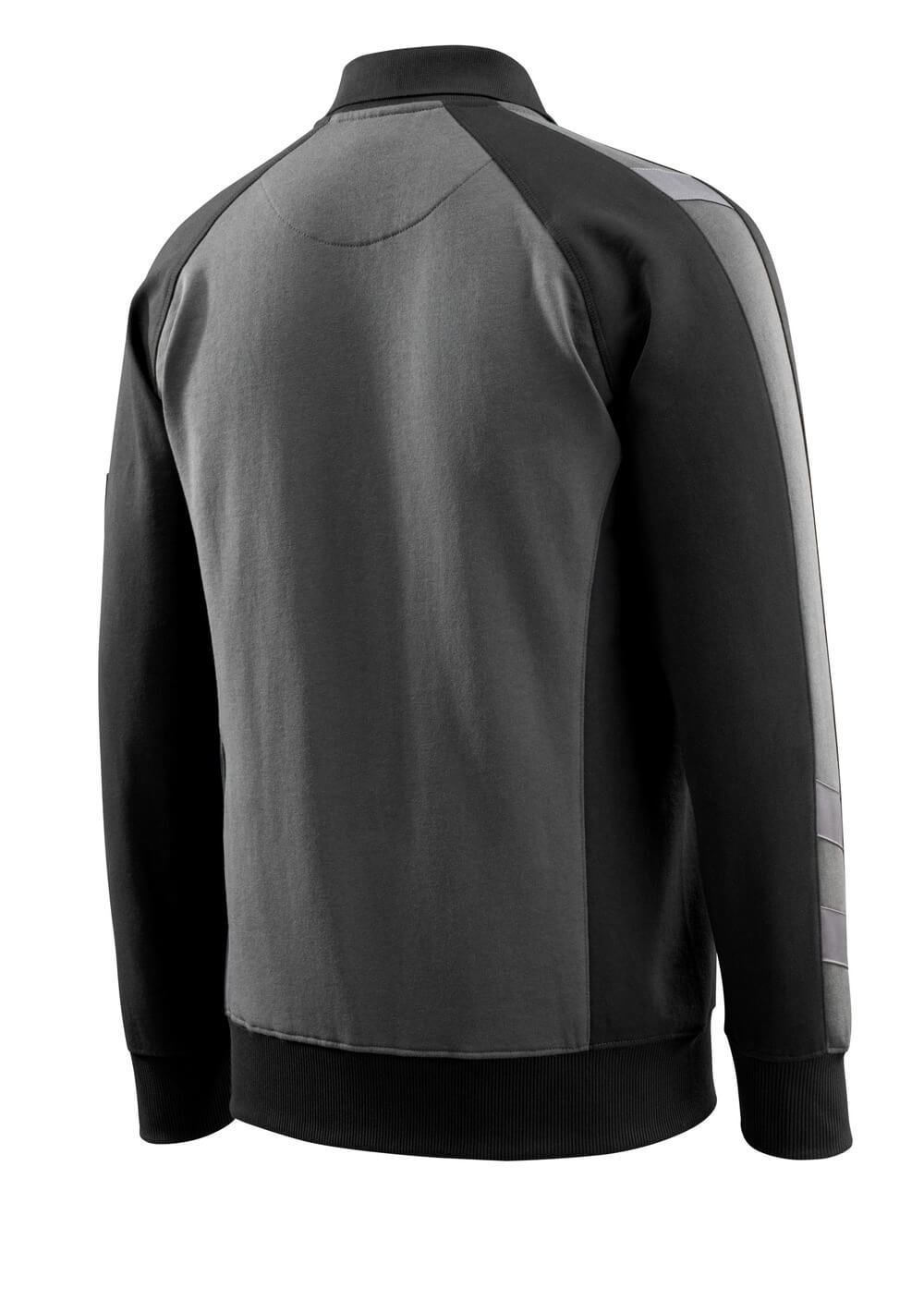 MASCOT® UNIQUE Polo-Sweatshirt »Magdeburg« Gr. 2XL, dunkelanthrazit/schwarz - jetzt neu bei HUG Technik ♡