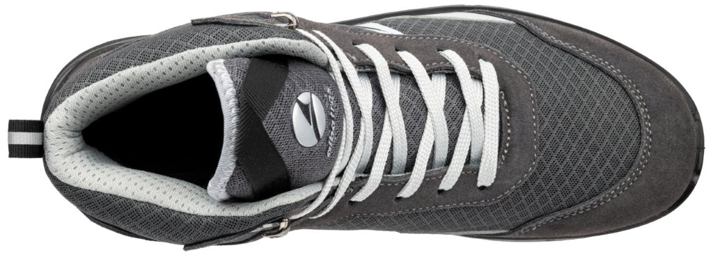 Albatros AXIS GREY Sicherheitsstiefel oben.