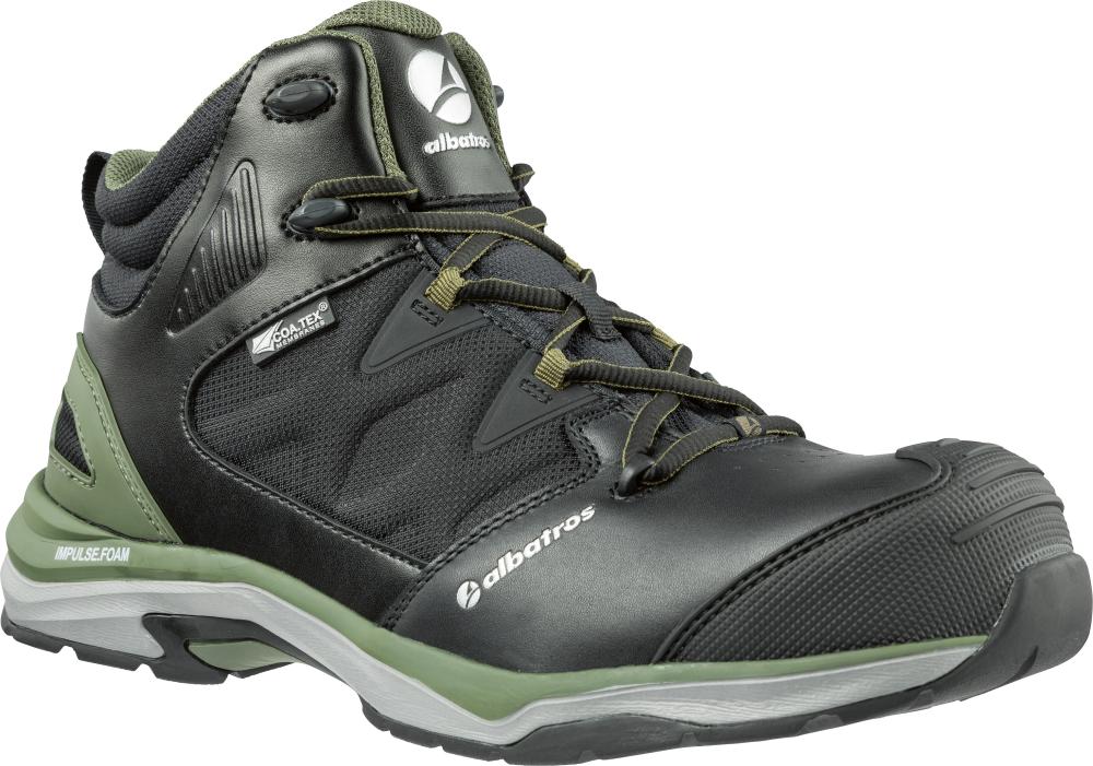 albatros® Boots ULTRATRAIL OLIVE CTX MID 636220, S3 ESD WR HRO SRC, schwarz/oliv - bei HUG Technik ✓