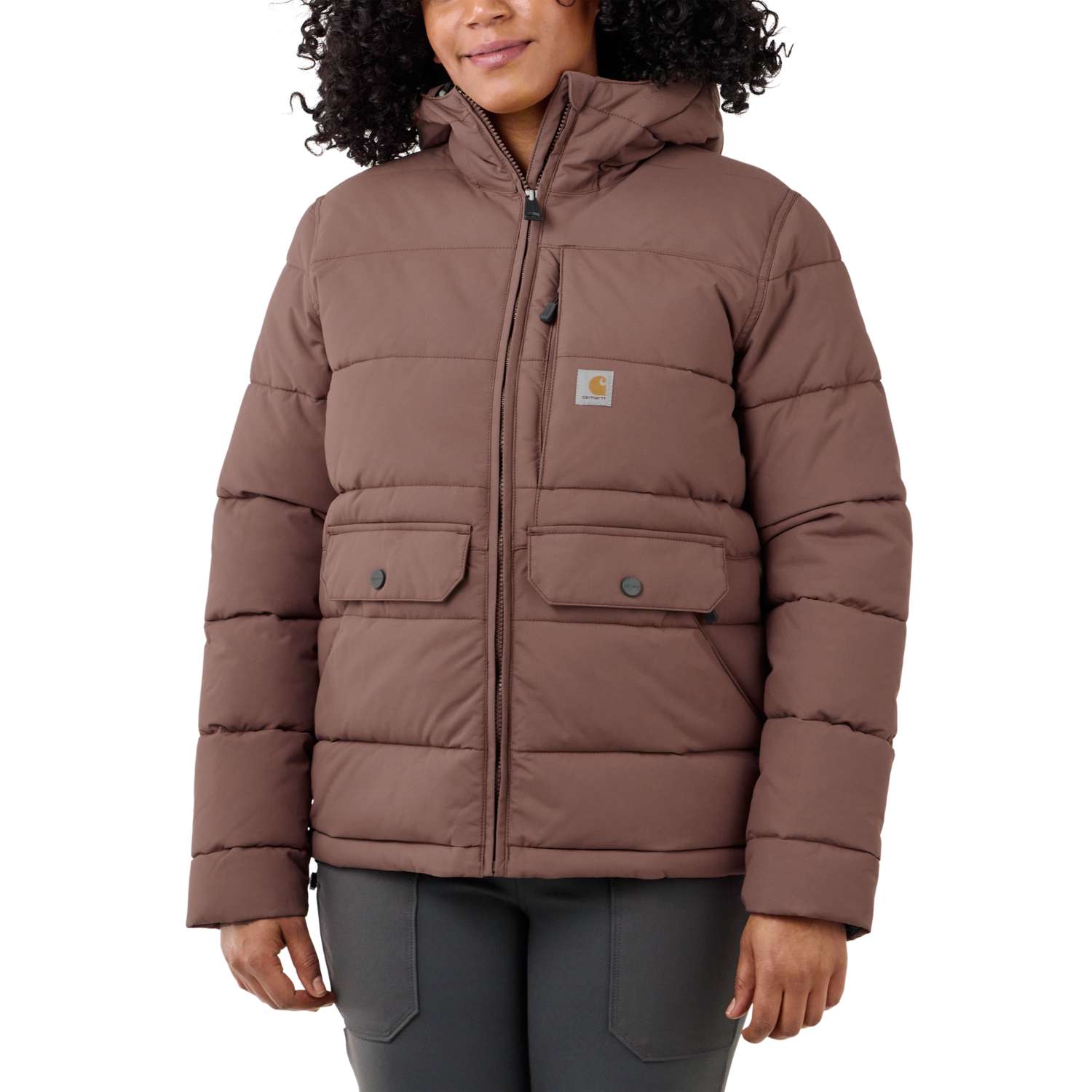 carhartt Damen Jacke RELAXED MIDWEIGHT UTILITY JACKET Gr. L nutmeg