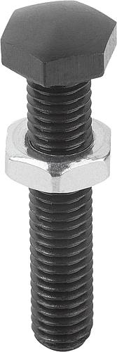 Anschlagschraube M03x16, SW=5,5, Form: B abgerundet, Stahl - K1200.20316 - kommt direkt von HUG Technik 😊