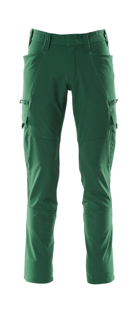 MASCOT® ACCELERATE Hose mit Schenkeltaschen  Gr. 76/C46, grün - bei HUG Technik ✭