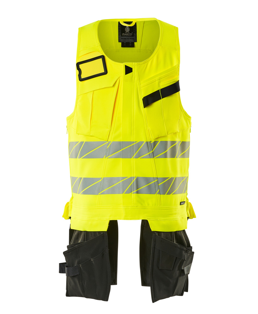 MASCOT® ACCELERATE SAFE Werkzeugweste  Gr. S, hi-vis gelb/schwarz - kommt direkt von HUG Technik 😊