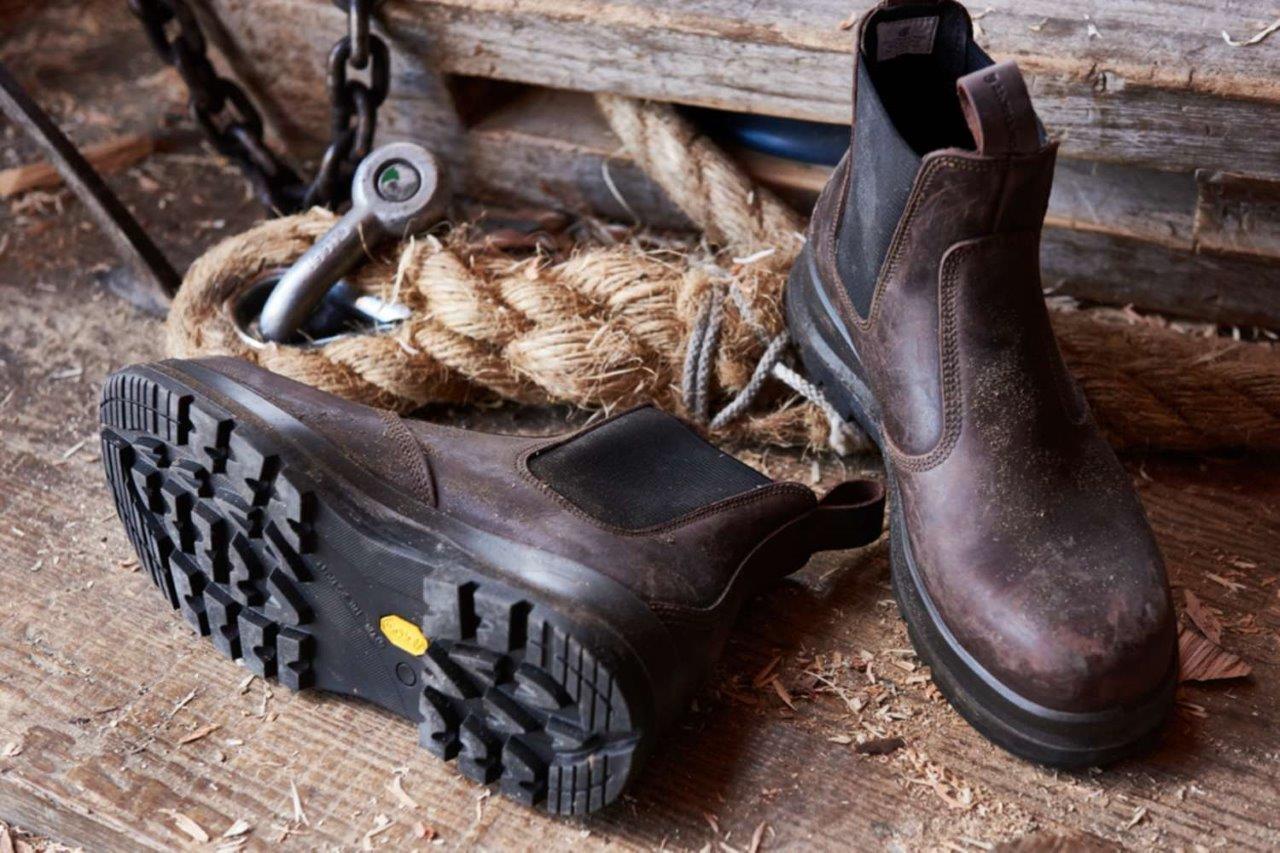 carhartt® Herren-Sicherheitsstiefel S3 CARTER CHELSEA BOOT dark brown Ansicht 3  - jetzt NEU bei HUG Technik  😊
