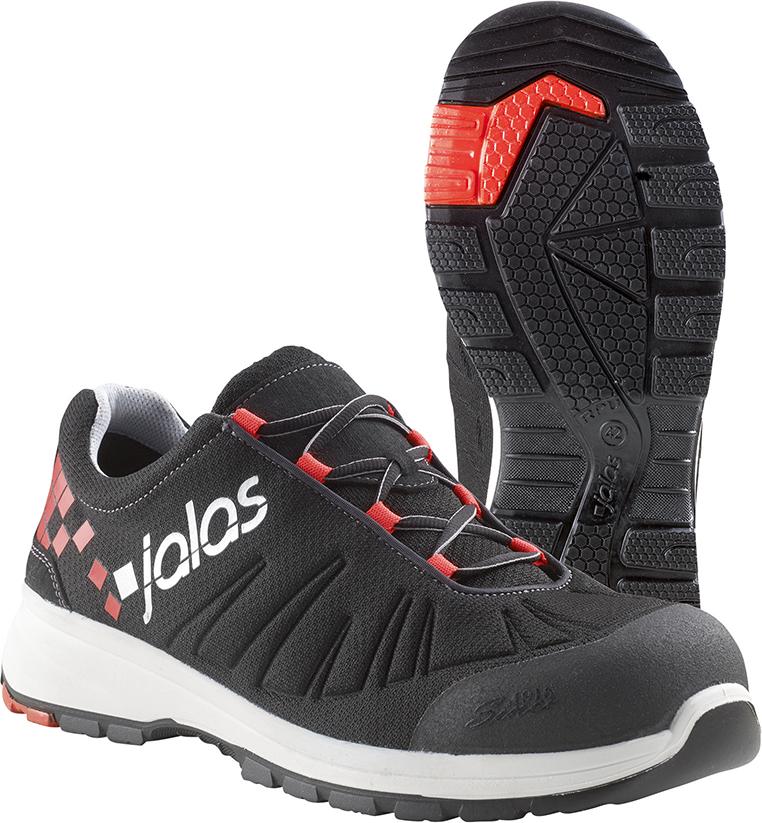 JALAS® Sicherheitshalbschuh 7148 Zenit Evo, S3, SRC, schwarz-rot-weiss - bekommst Du bei ★ HUG Technik ✓