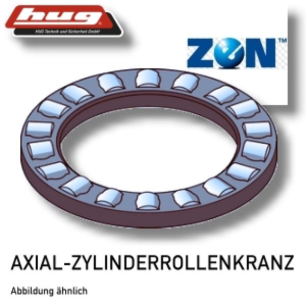 Axial-Zylinderrollenkranz K81106-TN von ZEN 30x47x5 mm - direkt bei HUG Technik ✓