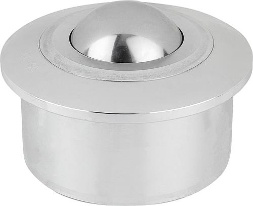 Kugelrolle Gehäuse, Form:B Stahl, Komp:Stahl - K0763.160 - erhältlich bei ✭ HUG Technik ✓