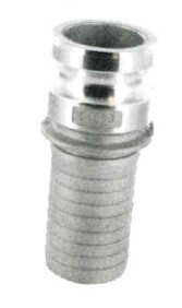Kamlok-Kupplung Vaterteil Typ E DN15, Tülle 13 mm, Alu - bei HUG Technik ✭