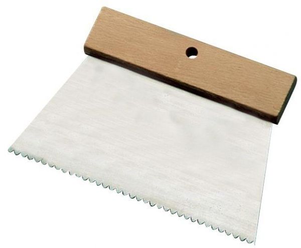 PARIERE Kleberspachtel gezahnt 180 mm fein A2 - bei HUG Technik ✭