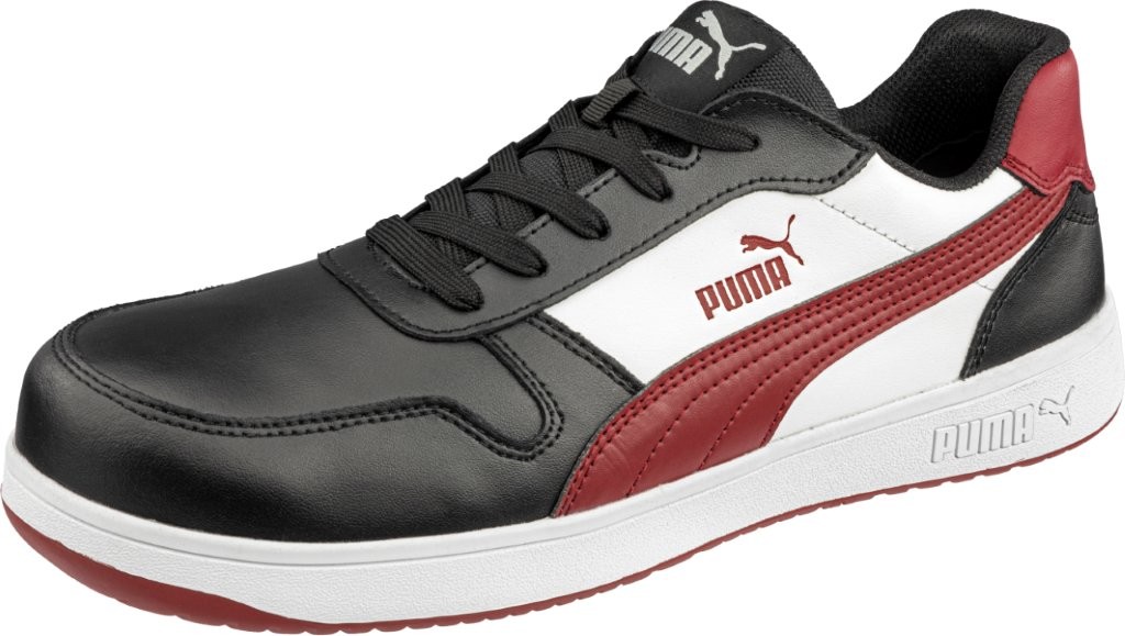 Albatros FRONTCOURT BLK/WHT/RED Sicherheitshalbschuh vorne 1