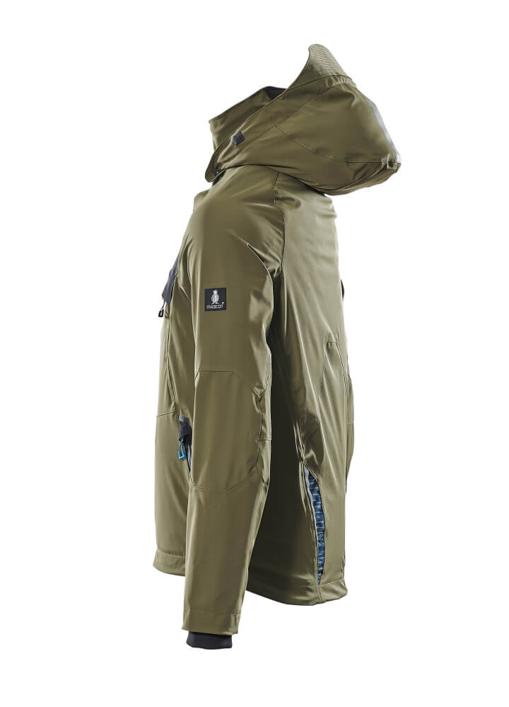 MASCOT® ADVANCED Hard Shell Jacke  Gr. 2XL, moosgrün/schwarz - bekommst Du bei HUG Technik ♡