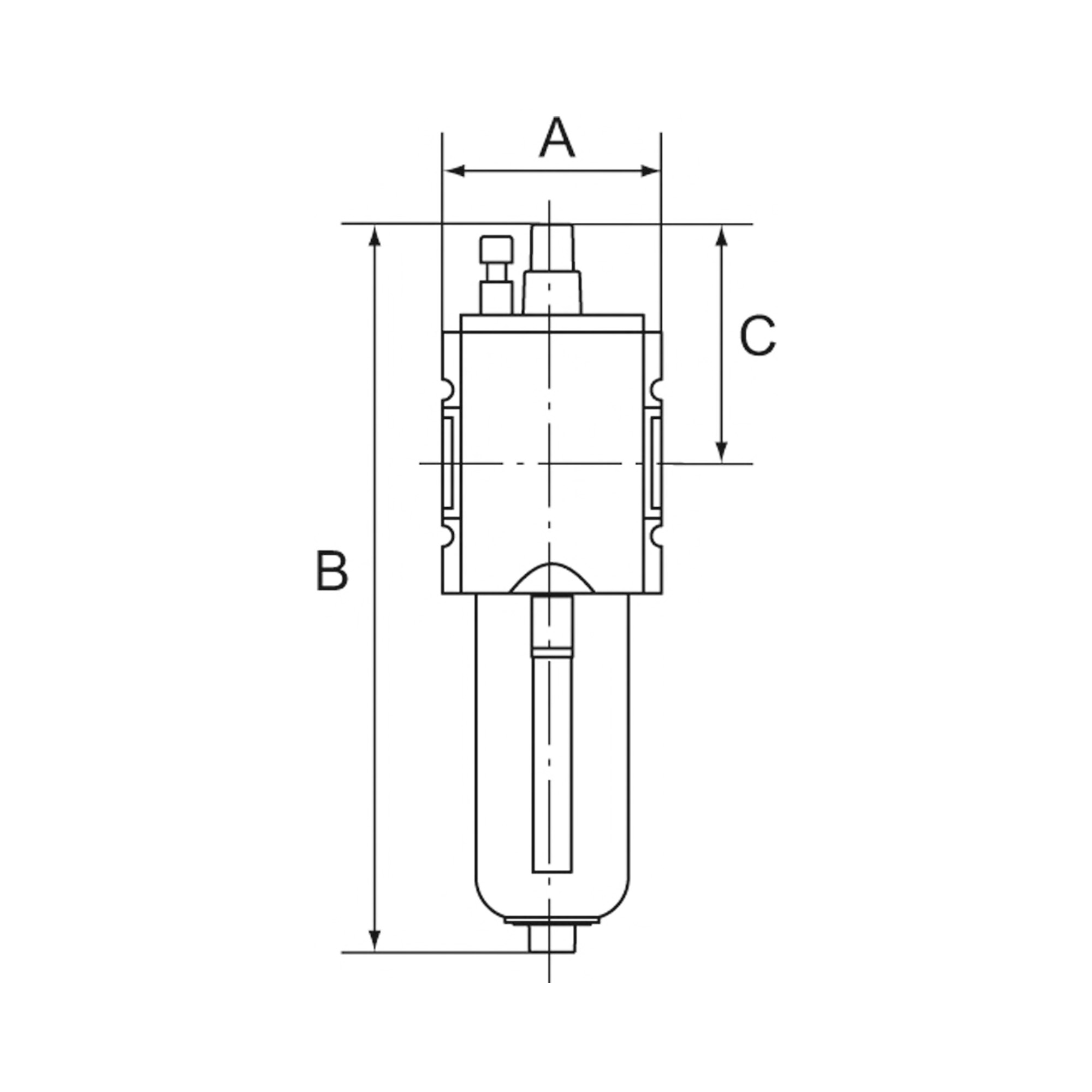 Nebelöler »FUTURA« mit Metallbehälter und Sichtrohr, BG 4, G 1 - bei HUG Technik ☆