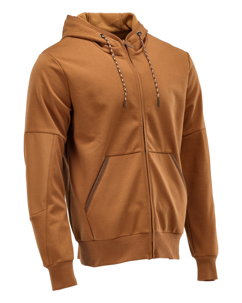 MASCOT® CUSTOMIZED Kapuzensweatshirt mit Reißverschluss  Gr. 2XL, nussbraun - gibt’s bei HUG Technik ✓