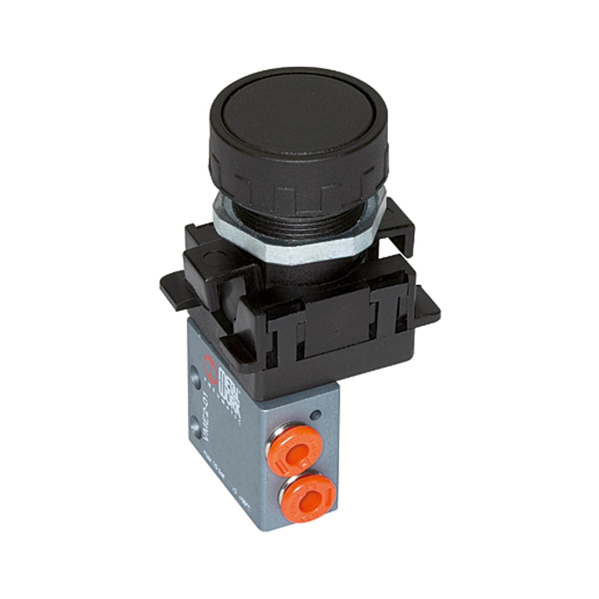 3/2-Miniventil, manuell, Druckknopf, NC, monostabil, 4mm seitl. - bekommst Du bei ★ HUG Technik ✓