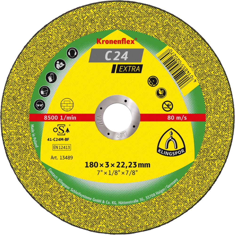 KLINGSPOR Trennscheibe C24 Extra 115x2,5 mm gekröpft - gibt’s bei HUG Technik ✓ KLINGSPOR Trennscheibe C24 Extra 115x2,5 mm gekröpft - gibt’s bei HUG Technik ✓
