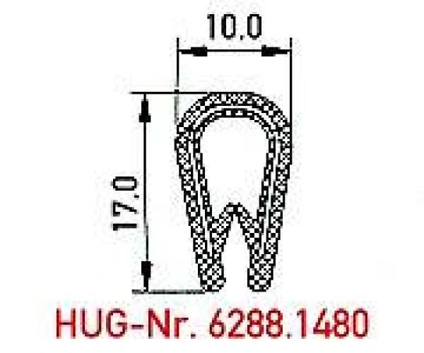 Flexibler Kantenschutz aus PVC - bei HUG Technik ✭