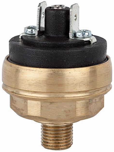 Druckschalter Niederdruckbereich, Messing, M10x1, 0,2 - 1,5 bar, Öffner - erhältlich bei ♡ HUG Technik ✓