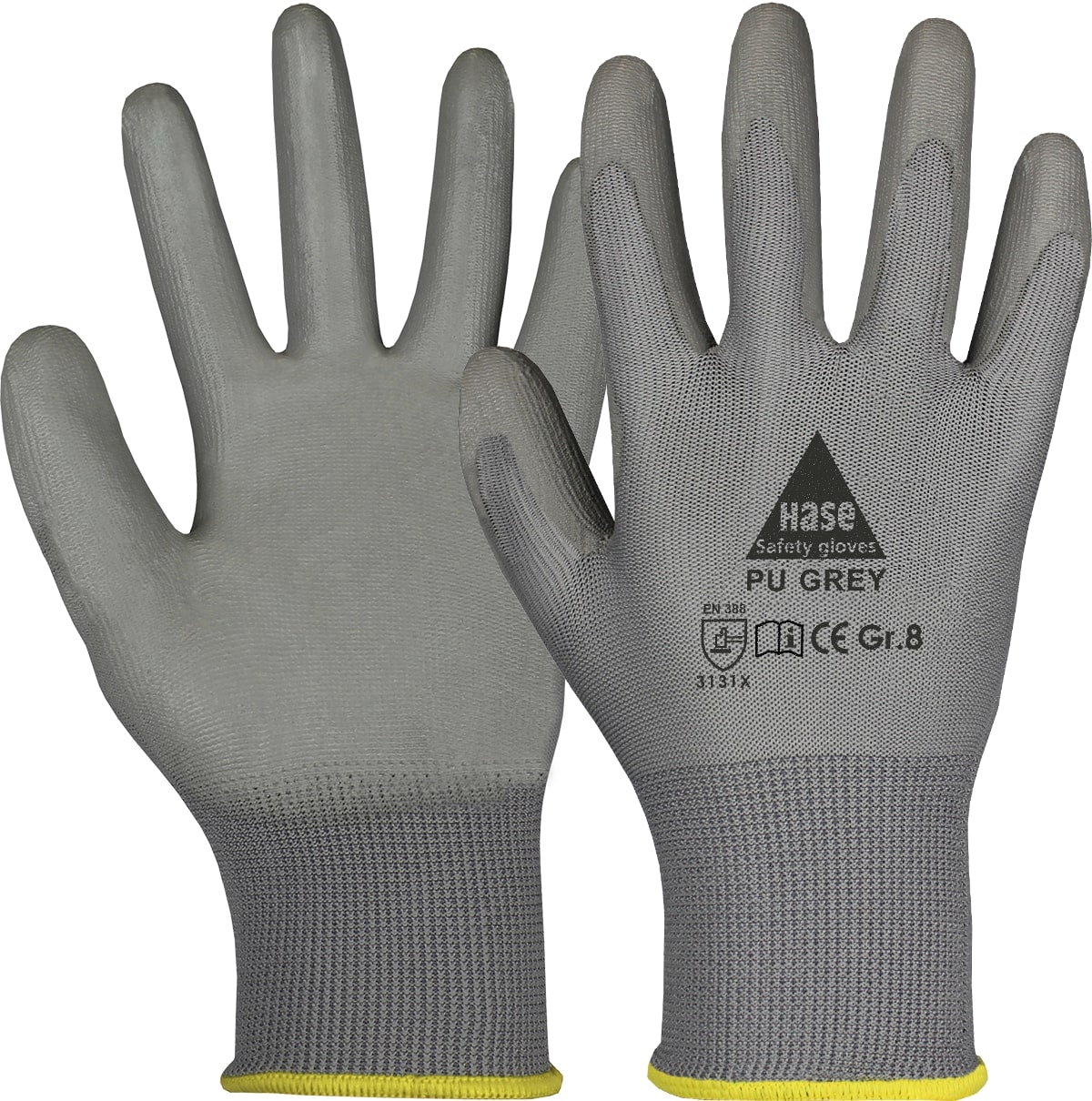 PU, Montagehandschuh aus Polyester/PU, diverse Farben - gibt’s bei HUG Technik ✓