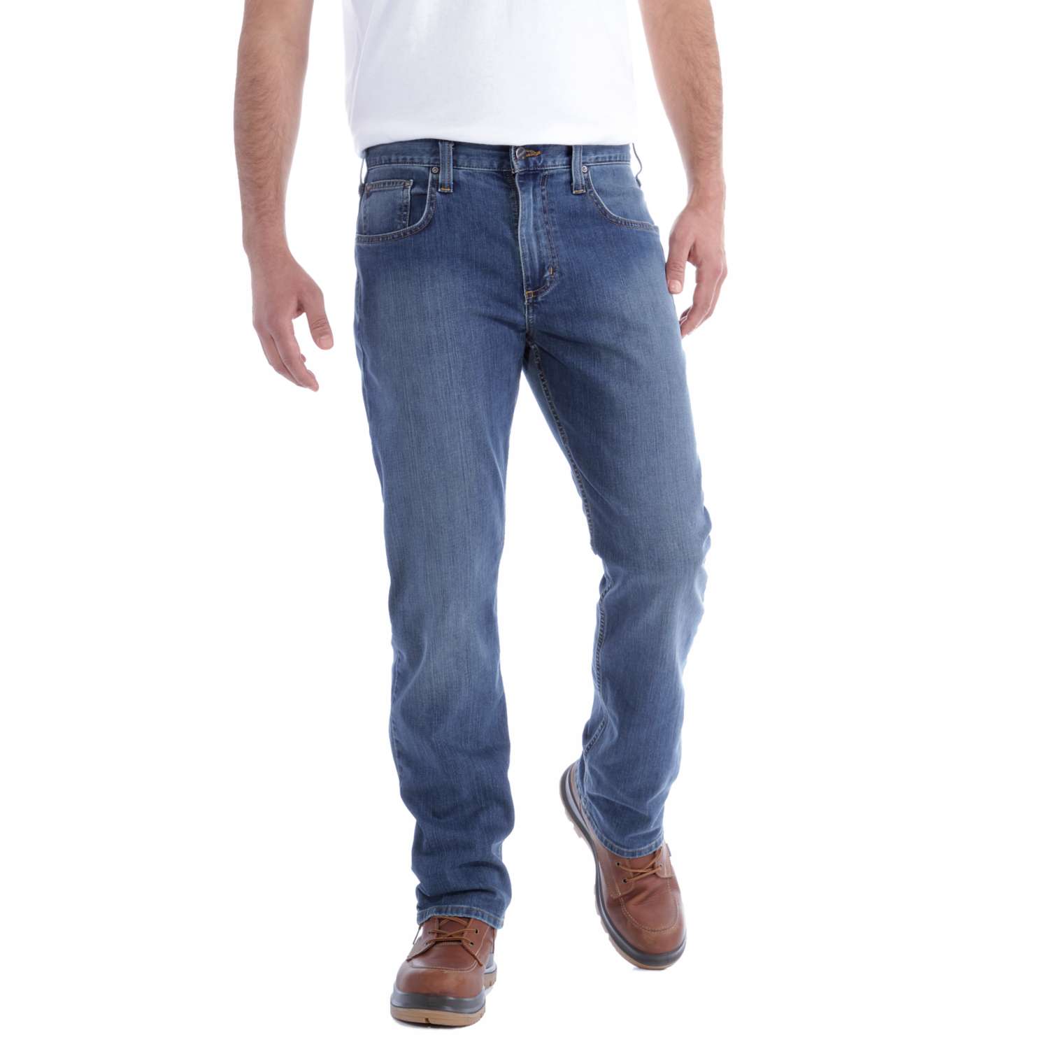 carhartt® Herren Jeanshose RUGGED FLEX RELAXED STRAIGHT JEAN coldwater - direkt bei HUG Technik ✓