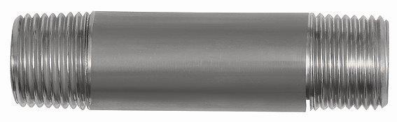 Rohrdoppelnippel R 1 1/2, L 100 mm, Edelstahl - gibt’s bei HUG Technik ✓