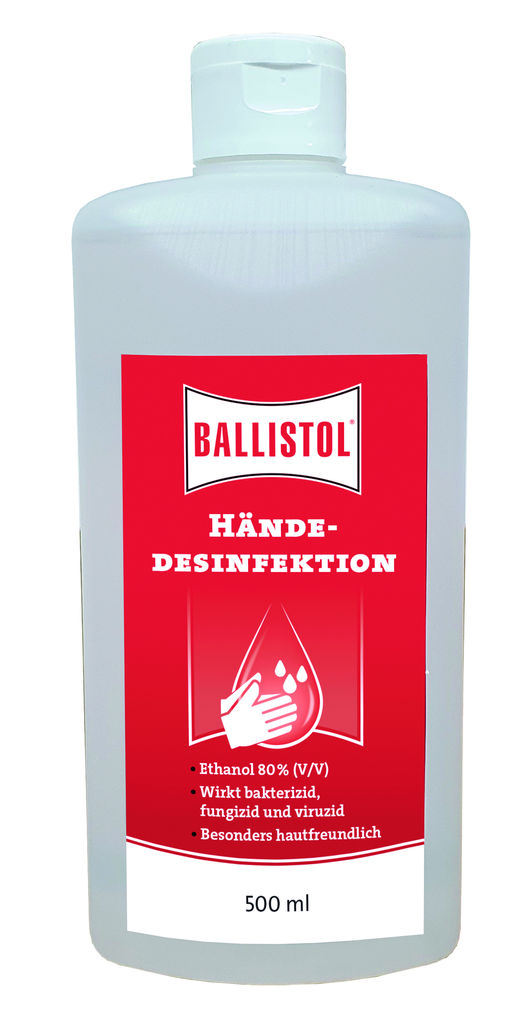 Ballistol® Händedesinfektion, 500 ml - bei HUG Technik ♡