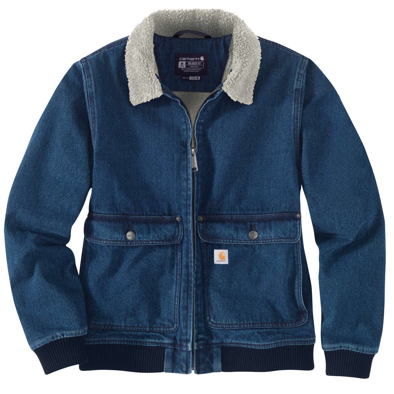 carhartt® Damen-Jacke »RELAXED FIT DENIM SHERPA LINED JACKET« Flach  - bei HUG Technik ♡