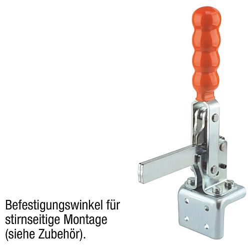 Schnellspanner vertikal Stahl, Komp: Kunststoff - K0061.0250 - erhältlich bei ♡ HUG Technik ✓