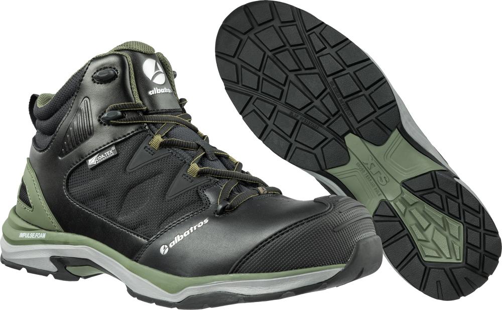 albatros® Boots ULTRATRAIL OLIVE CTX MID 636220, S3 ESD WR HRO SRC, schwarz/oliv - bei HUG Technik ✓