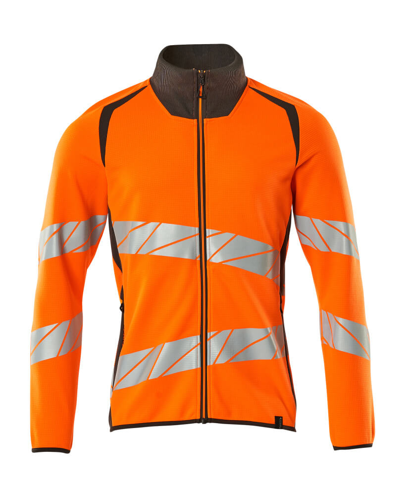 MASCOT® ACCELERATE SAFE Sweatshirt mit Reißverschluss  Gr. 2XL, hi-vis orange/dunkelanthrazit - direkt von HUG Technik ✓