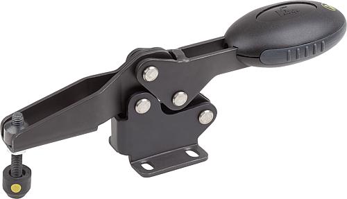 Schnellspanner Horizontal Standard, Fuß waagrecht F1=1350, verstellbare Andruckspindel M06x35, Stahl - K0660.006024 - erhältlich bei ♡ HUG Technik ✓