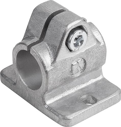 Rohrverbinder mit Flansch M=128 G=90 L=98 Aluminium, Komp:Stahl, A=50,17 - K0479.550 - kommt direkt von HUG Technik 😊