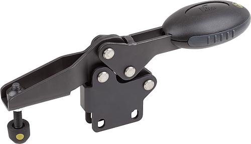 Schnellspanner Horizontal Standard, Fuß senkrecht F1=1350, verstellbare Andruckspindel M06x35, Stahl - K0661.006024 - kommt direkt von HUG Technik 😊