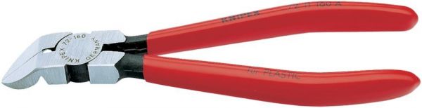 KNIPEX® Seitenschneider für Kunststoff gewinkelt 45 Grad 160 mm - bekommst Du bei ★ HUG Technik ✓