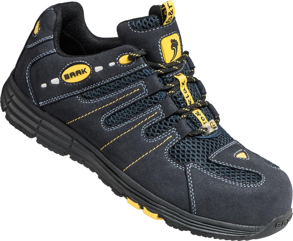 BAAK® Sicherheitshalbschuh Rick2 71462, S1P SRC ESD, dunkelblau-gelb - bekommst Du bei ★ HUG Technik ✓