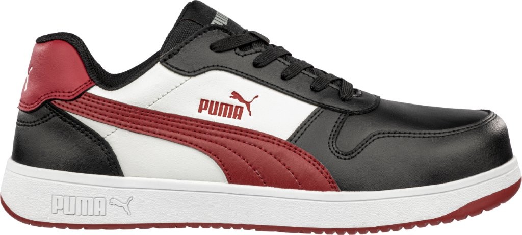 Albatros FRONTCOURT BLK/WHT/RED Sicherheitshalbschuh vorne 2.