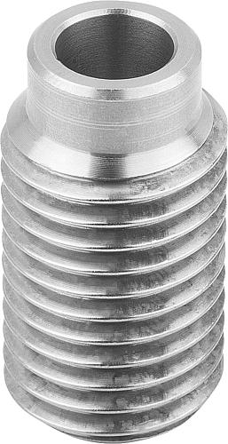Aufnahmebuchse M12 D=5 Edelstahl - K0724.10512 - bei HUG Technik ✭