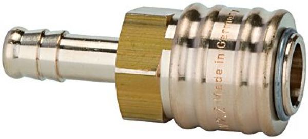 Schnellverschlusskupplung NW 7,2, beidseitig absperrend, Tülle LW10 - bei HUG Technik ✓