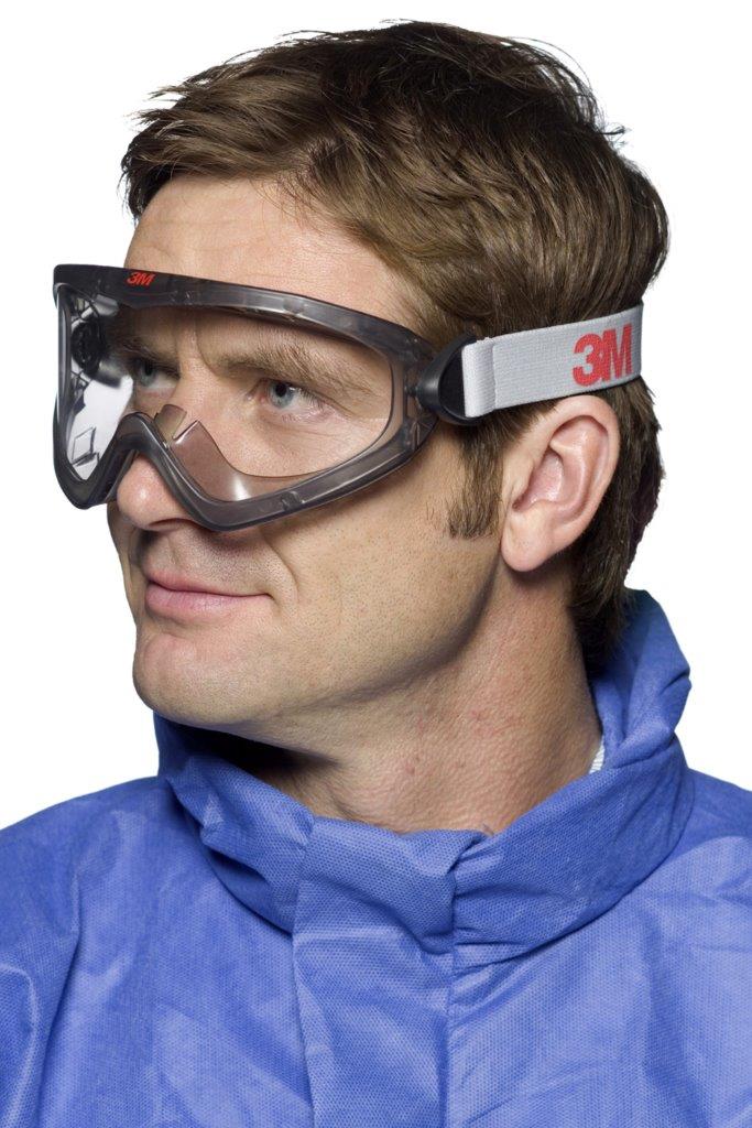 3M™ Vollsicht-Schutzbrille 2890, indirekte Belüftung, klar - bekommst Du bei ★ HUG Technik ✓