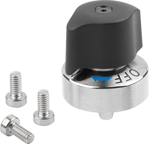 Arretierbolzen m. konischem Arretierstift, mit Rastnut ohne Kontermutter, D=5, Form:A ohne - K1834.0005