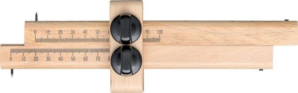 Streichmaß mit zwei Schrauben 170mm FORTIS - direkt von HUG Technik ✓ Streichmaß mit zwei Schrauben 170mm FORTIS - direkt von HUG Technik ✓