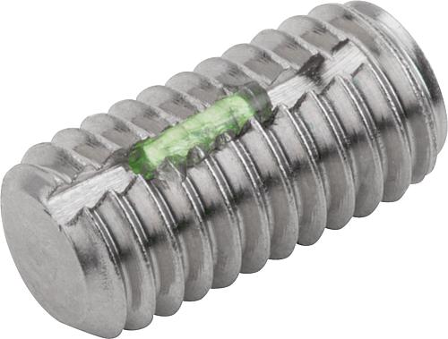 Gewindestift mit Innensechskant M03x10 Edelstahl, Long-Lok - K0707.303X10 - erhältlich bei ♡ HUG Technik ✓