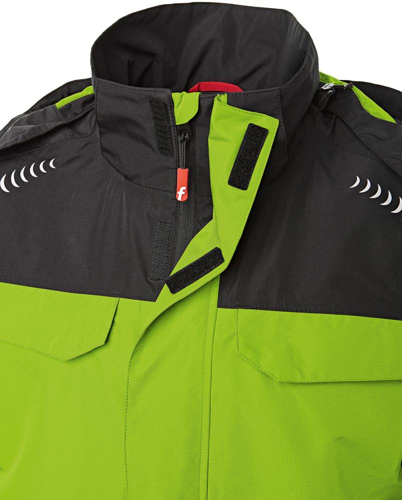 FORTIS Elements Regenjacke Plus, lime-schwarz - bei HUG Technik ✭