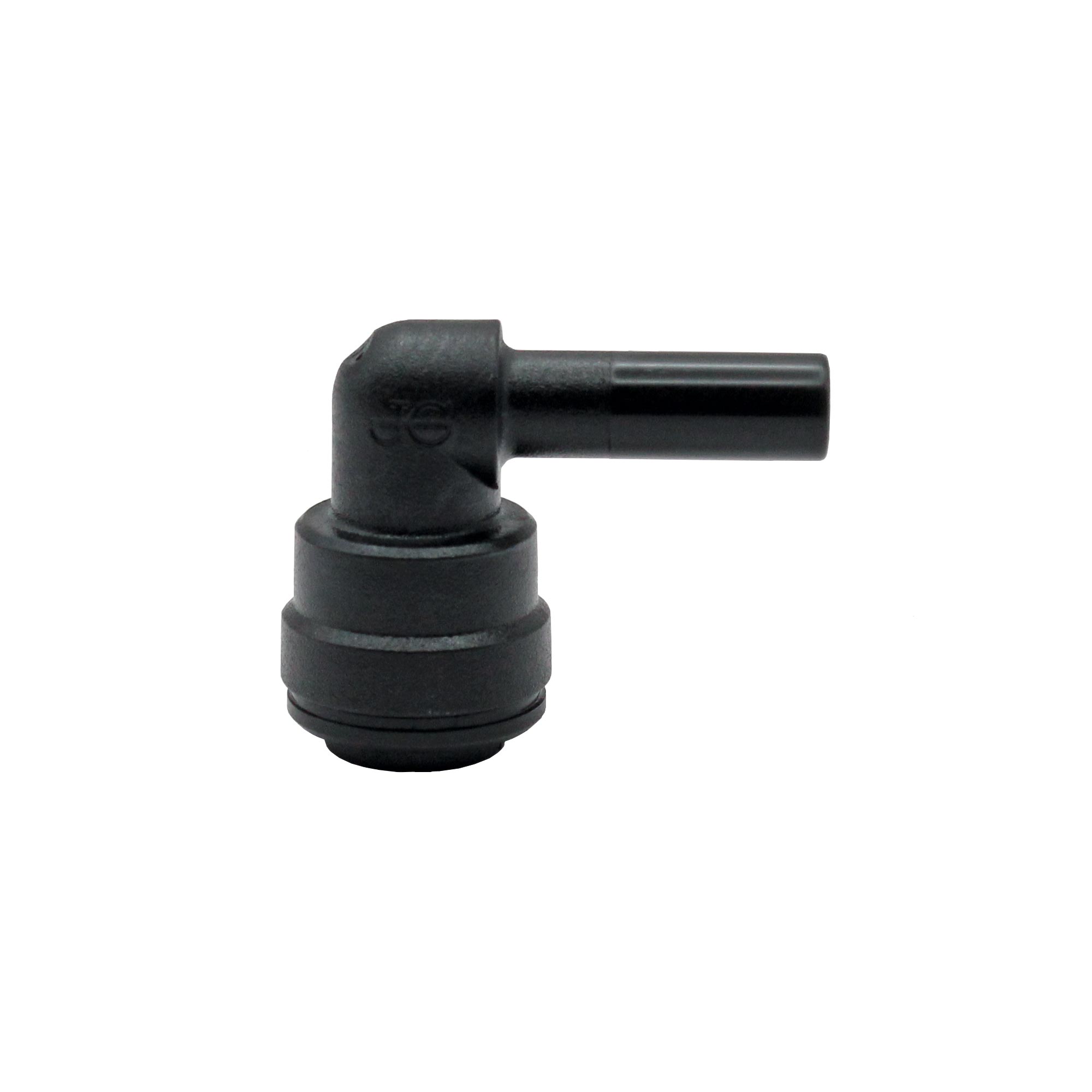 Einsteck-Winkelverbinder POM, Stutzen 22 mm, Schlauch-Außen-Ø 22 - bei HUG Technik ✭