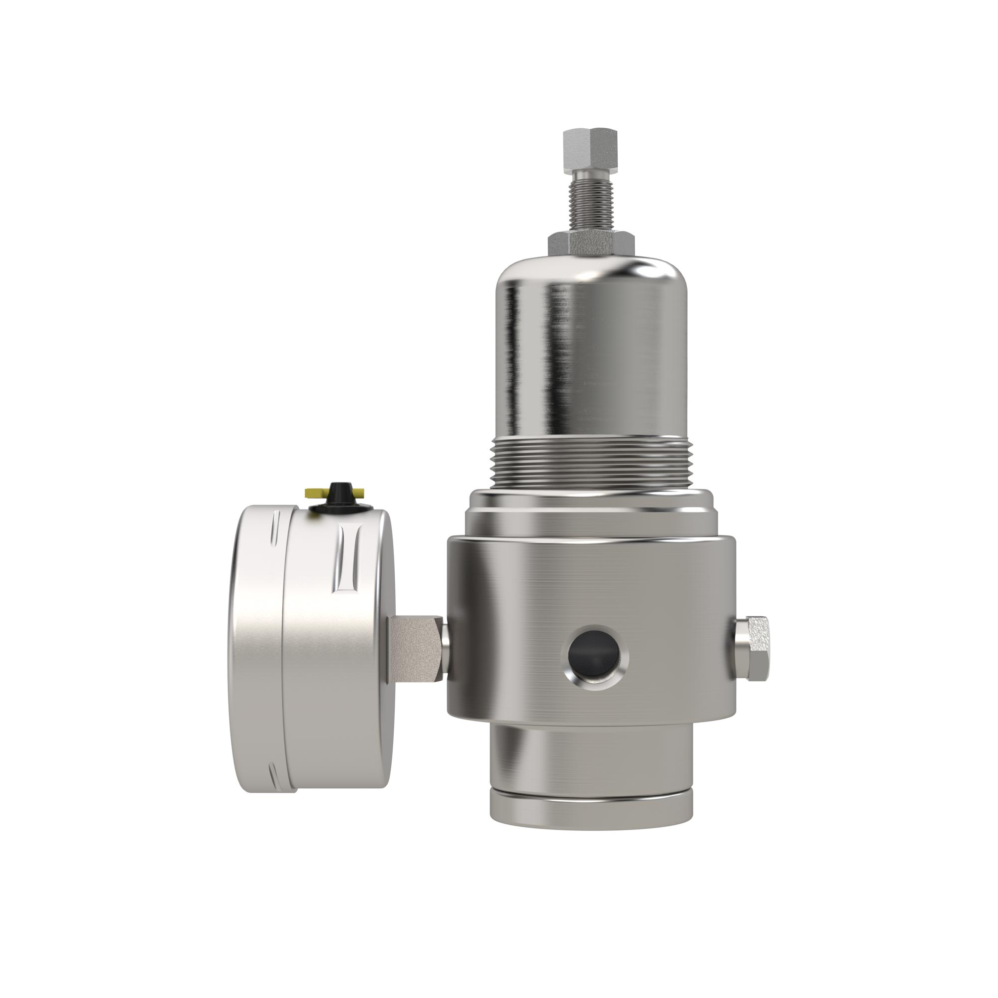 Edelstahl-Druckregler, 1.4404, nicht rücksteuerbar, G 1/4, 0,5 - 8 bar - kommt direkt von HUG Technik 😊