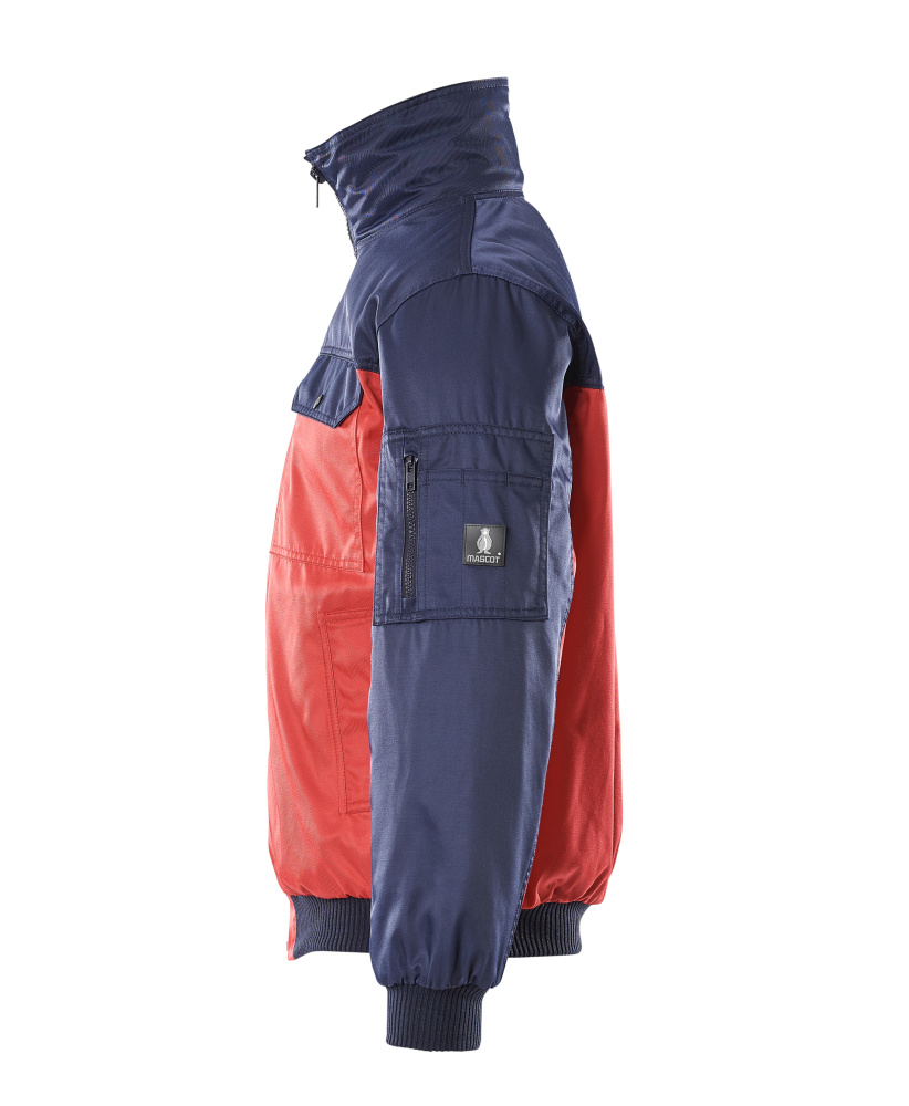 MASCOT Pilotjacke Bolzano rot/marine, Rückansicht