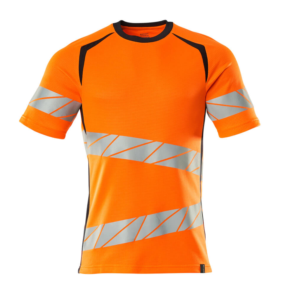 MASCOT® ACCELERATE SAFE T-Shirt  Gr. 2XL/ONE, hi-vis orange/schwarzblau - bei HUG Technik ✓