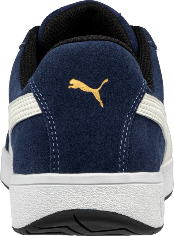 Albatros ICONIC NAVY Sicherheitshalbschuh hinten.